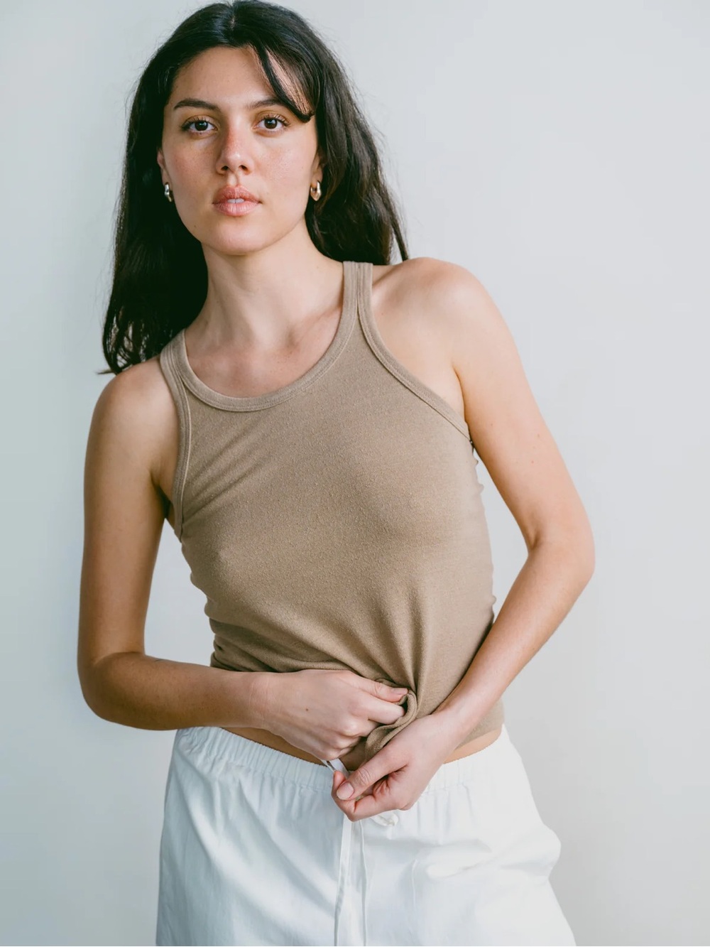 OZMA Boy Tank in silk.
